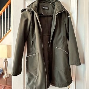 Guess Olive green fall coat